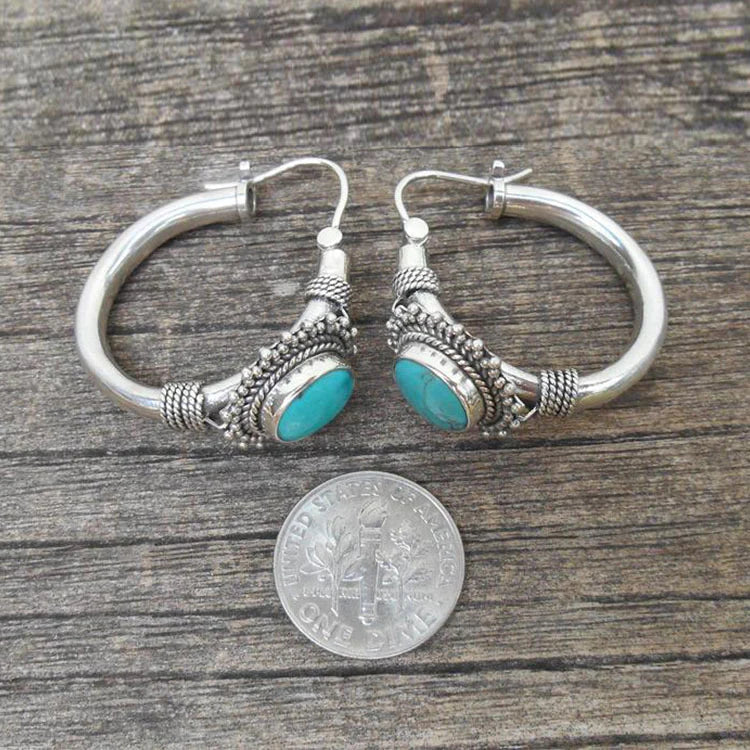 Amari™ Vintage Turquoise Earrings