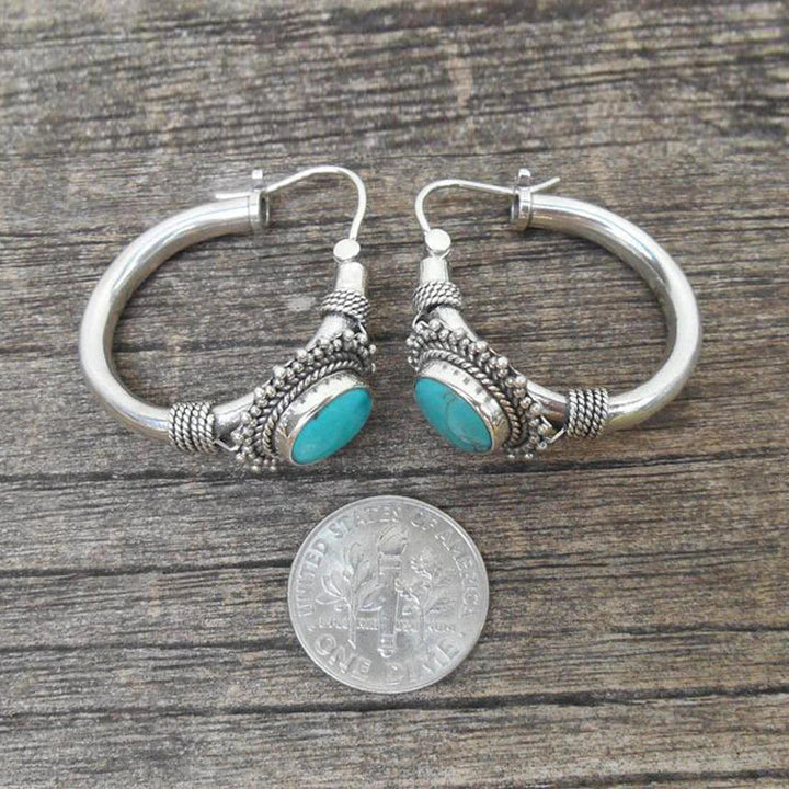 Amari™ Vintage Turquoise Earrings