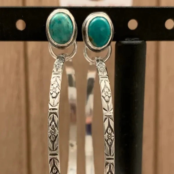 Hope™ Boho Vintage Onyx Earrings