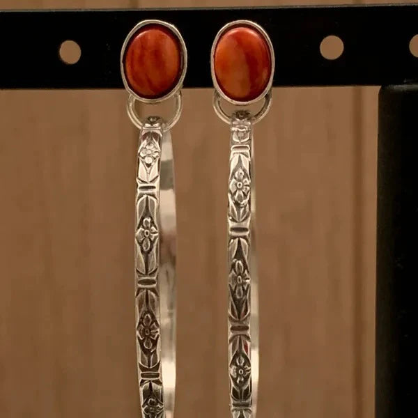 Hope™ Boho Vintage Onyx Earrings