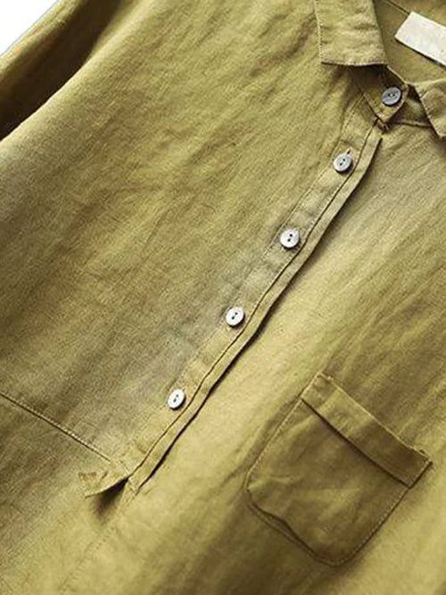 Stella™ Women's Linen Long Sleeve Shirt