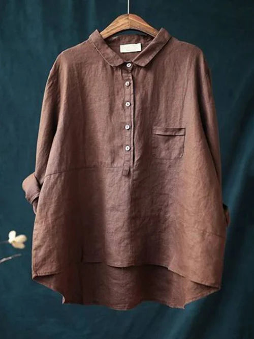 Stella™ Women's Linen Long Sleeve Shirt