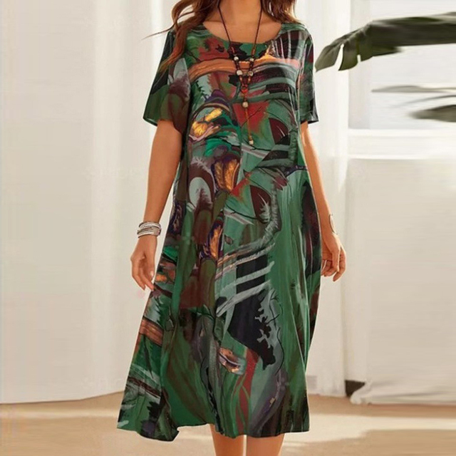 Heather™ Comfortable Floral Dress