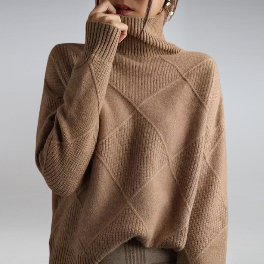 Sienna™ - Cashmere Turtleneck Sweater