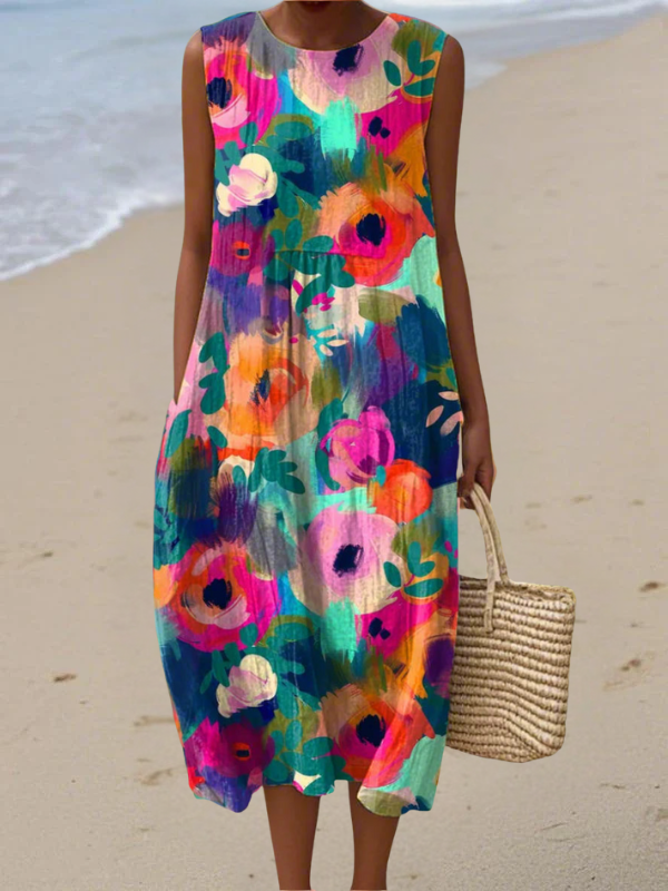 Cora™ Vibrant Midi Dress