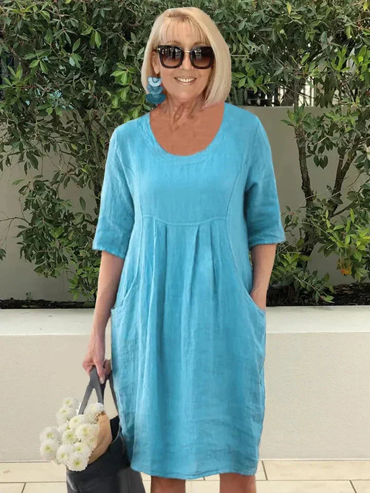 Elicia |  Relaxed Fit Dress With Pockets
