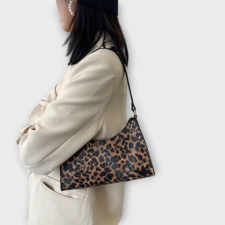 Alaia™ Leopard Print Shoulder Bag