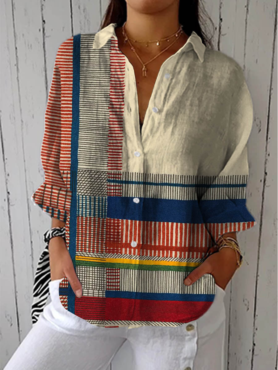 Yasmin™ Designer Print Blouse