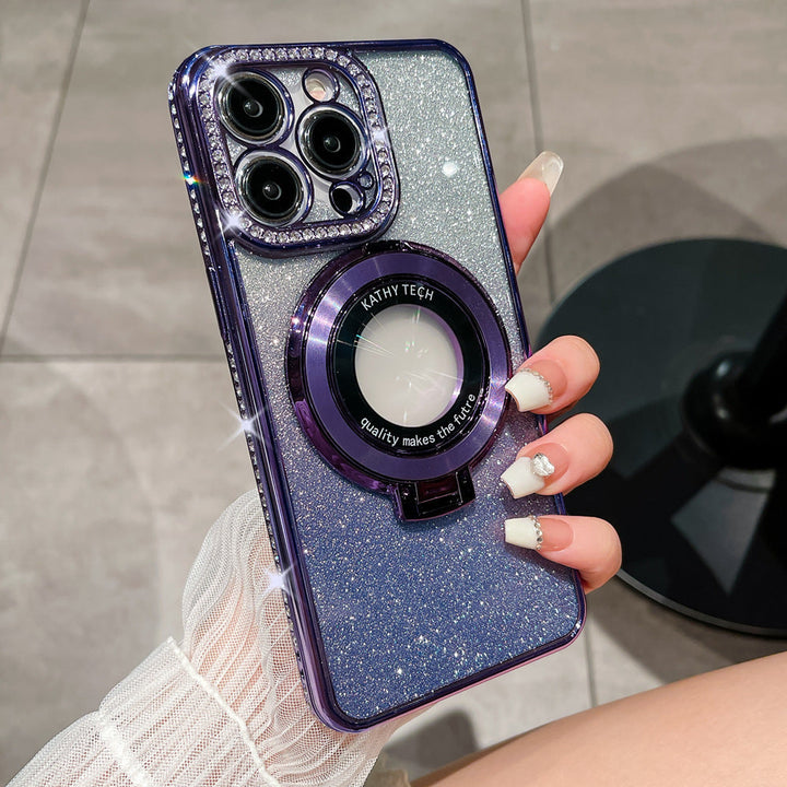 Glitter Diamond Magnetische Magsafe Ring Holder Case | 1+1 Free
