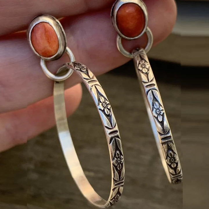 Hope™ Boho Vintage Onyx Earrings
