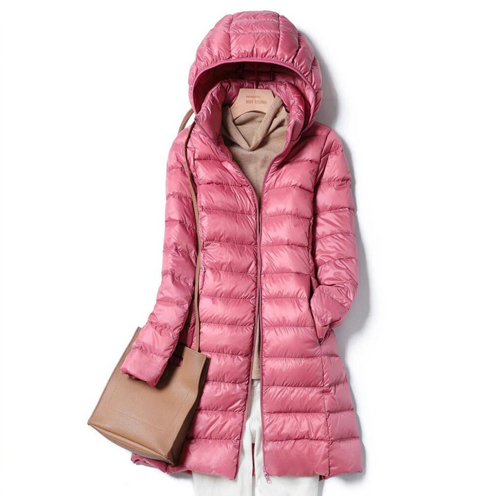 Katie™ - Long Ultralight Puff Down Jacket