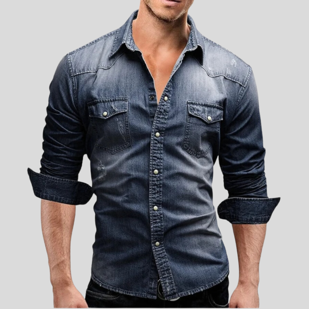 Lemar™ Men's Casual Denim Shirt