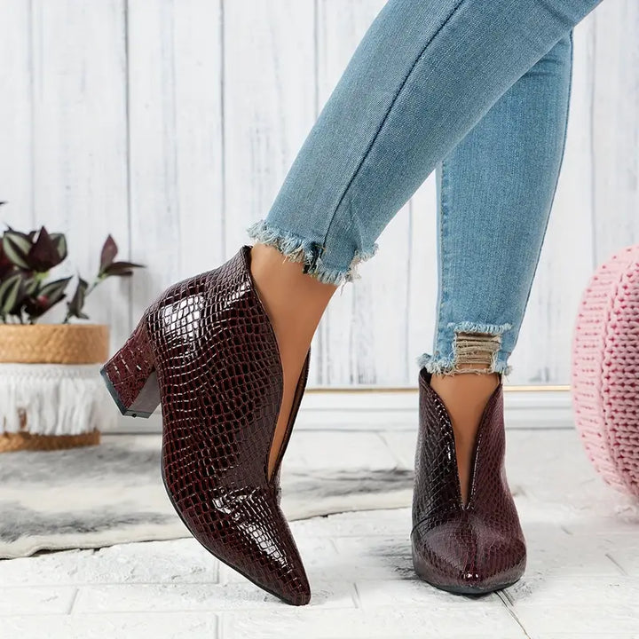 Iris Women's Pointed-Heeled Boot