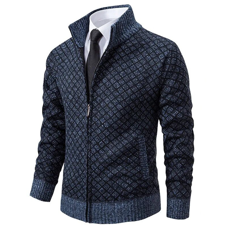 Sebastian™- Knitted Jacquard Sweater