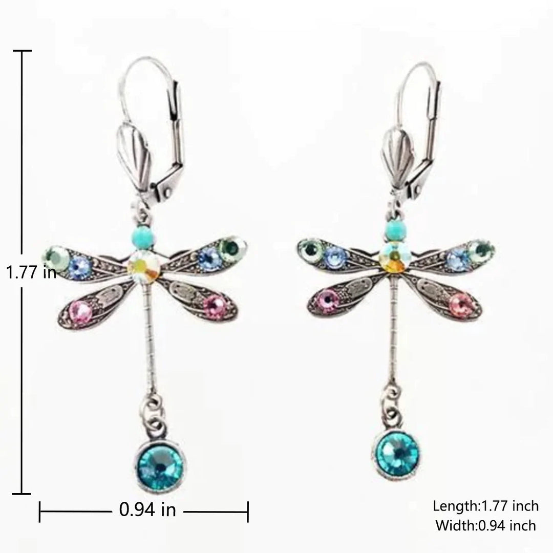 Audrey™ Elegant Carved Dragonfly Earrings