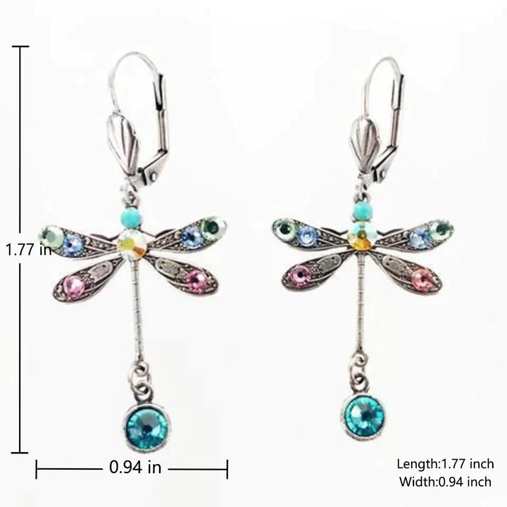 Audrey™ Elegant Carved Dragonfly Earrings
