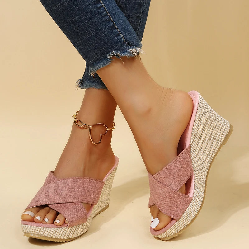 Amélie & Sage™ | Almina Comfort Wedge Sandals