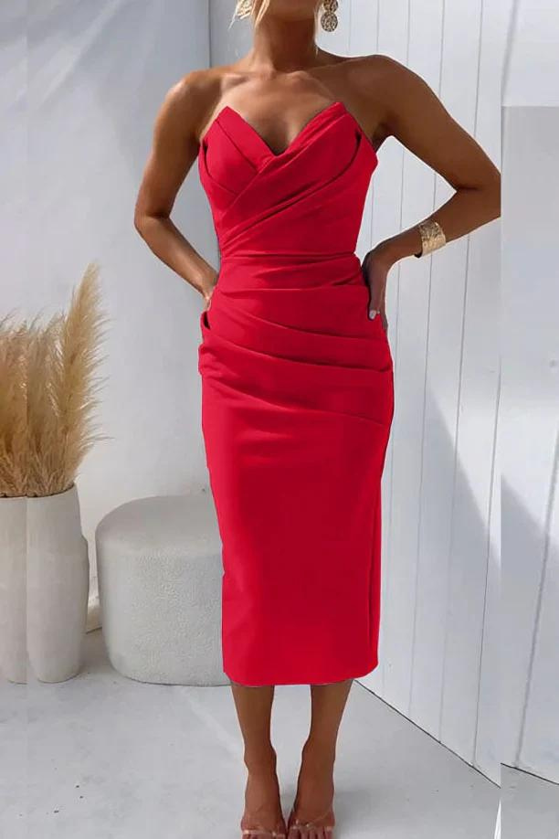 Effie™  Elegant Bustier Dress
