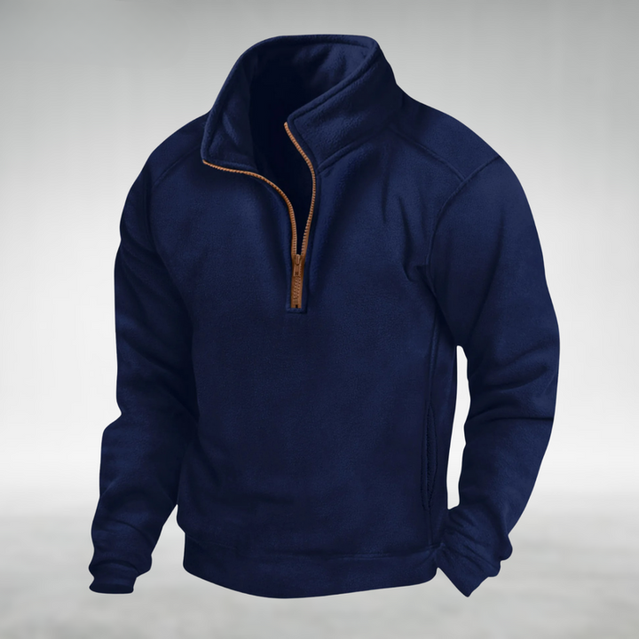 Hueson™ Men's Fleece Half-Zip Pullover