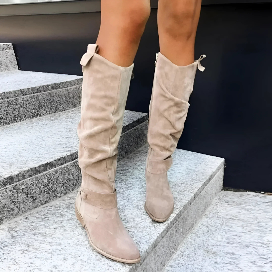 Amélie & Sage™ | Madeleine Knee-High Suede Boots