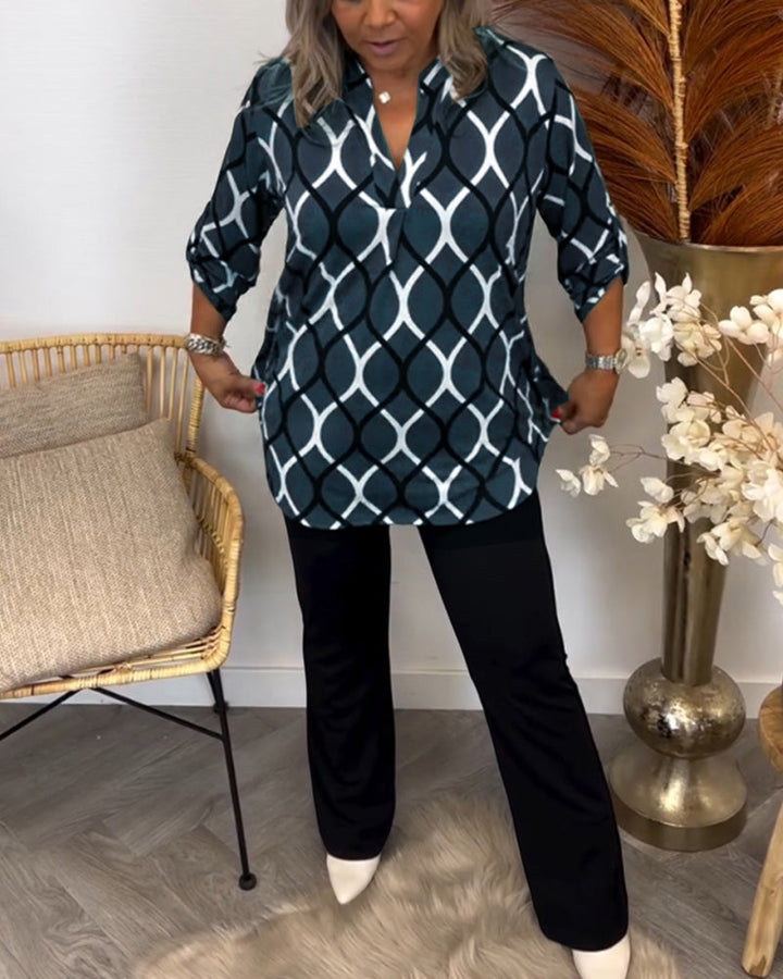 Reya™ Blouse with Graphic Print