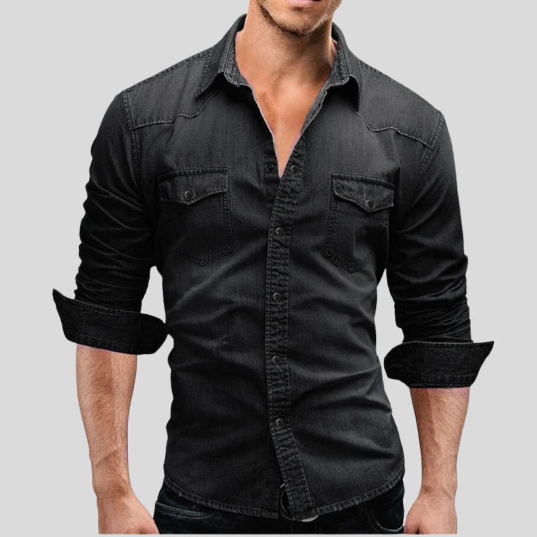 Lemar™ Men's Casual Denim Shirt