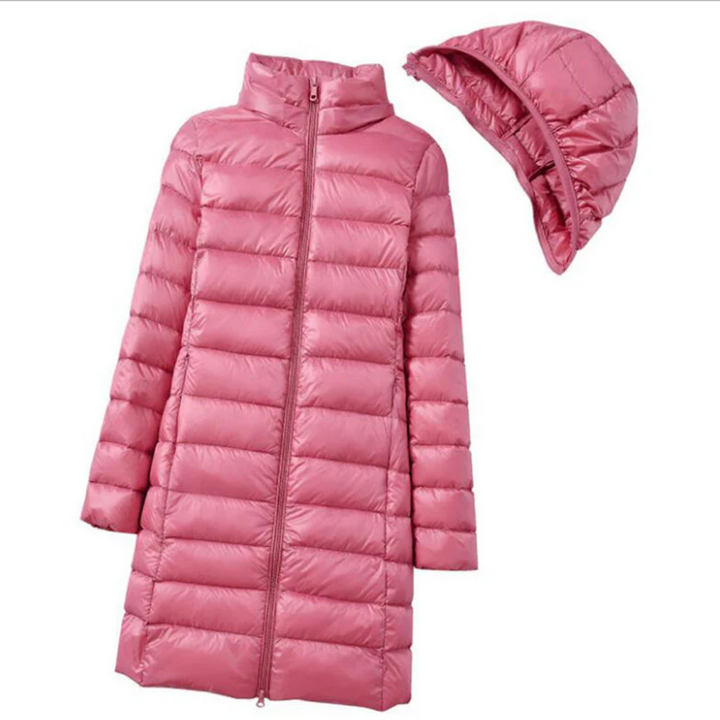 Katie™ - Long Ultralight Puff Down Jacket
