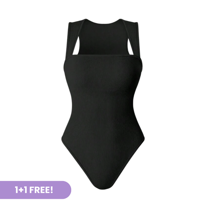 BodySnatch™ Ribbed Control Bodysuit | 1 + 1 FREE
