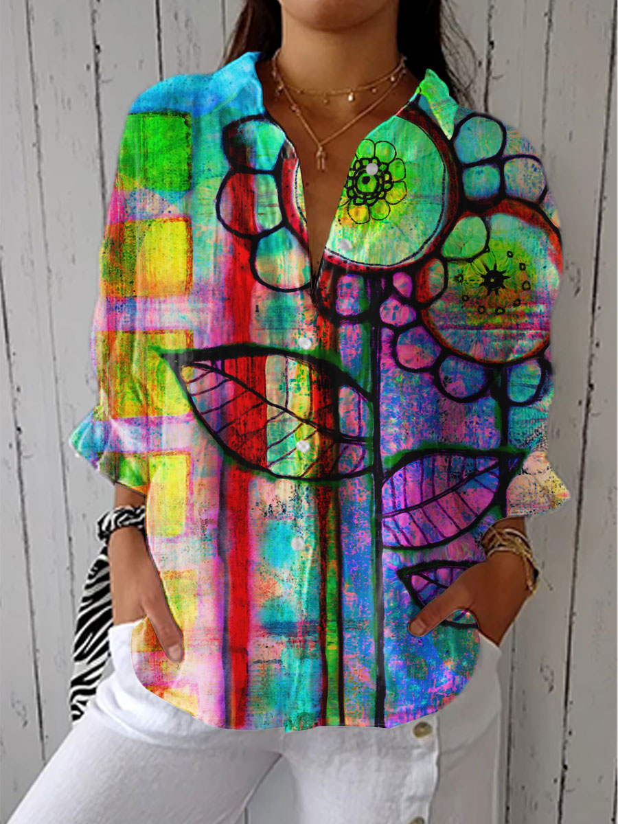 Joelle™ Floral Artistry Blouse