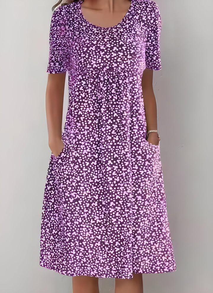 Qahira | Casual Round Neck Dress
