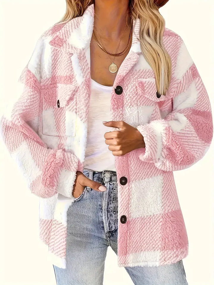 Caroline™ Jacket with Checkered Pattern