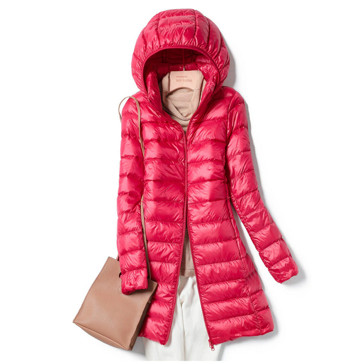Katie™ - Long Ultralight Puff Down Jacket