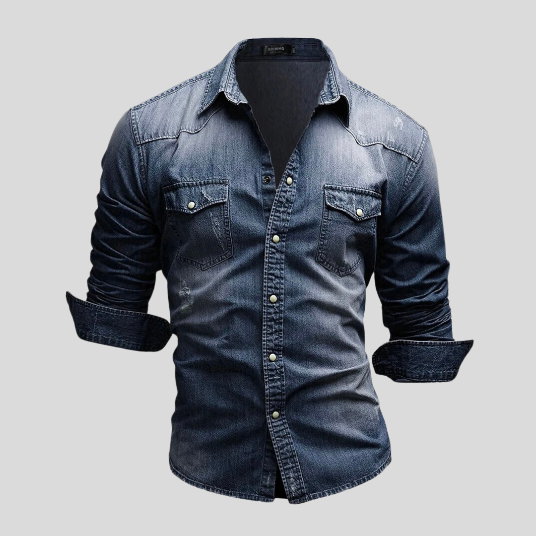 Lemar™ Men's Casual Denim Shirt
