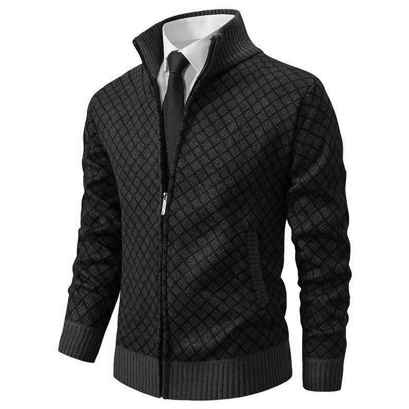 Sebastian™- Knitted Jacquard Sweater