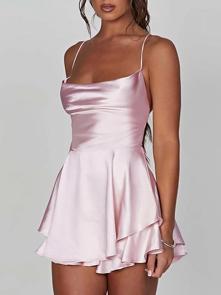 Gaby™  Elegant Satin Slip Dress