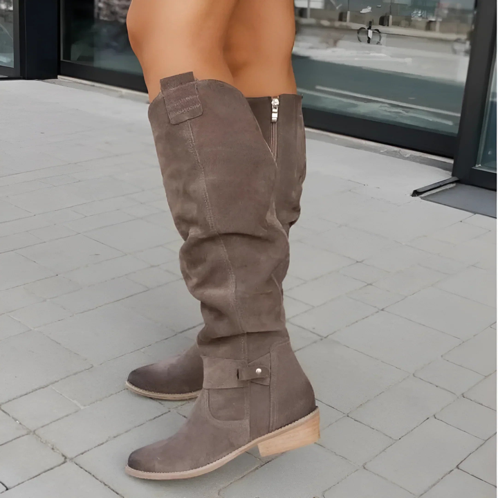 Amélie & Sage™ | Madeleine Knee-High Suede Boots