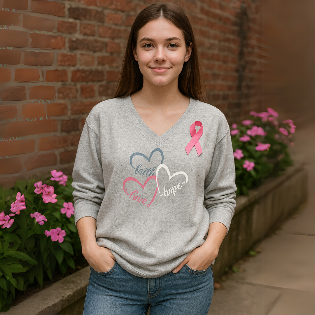 Elyse™ Breast Cancer Awareness Support Top