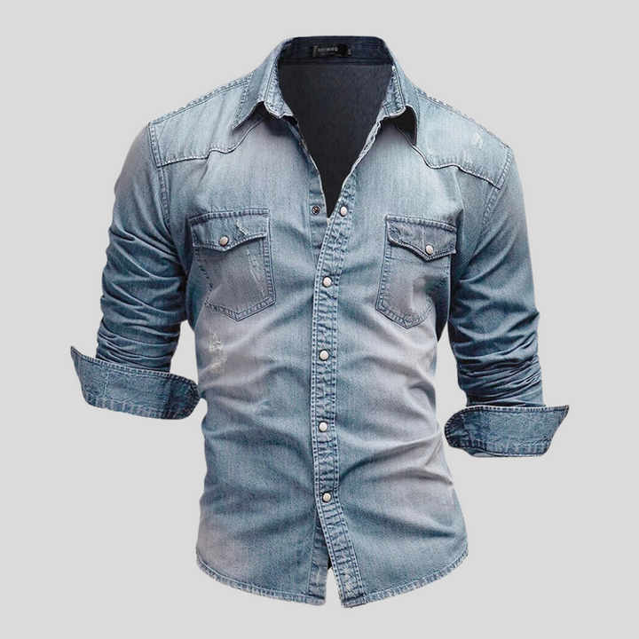 Lemar™ Men's Casual Denim Shirt