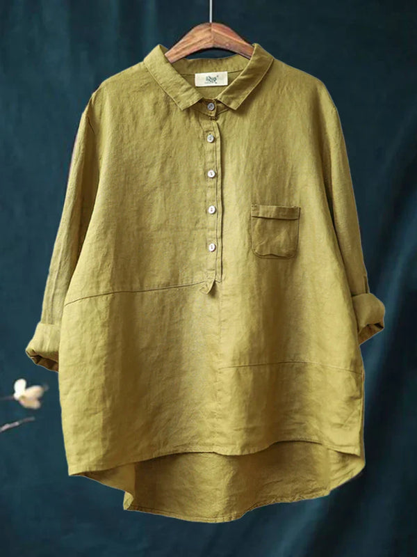 Stella™ Women's Linen Long Sleeve Shirt