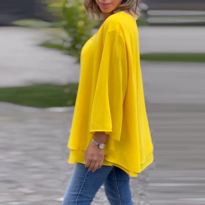 Ember™ Chiffon Zipper Blouse