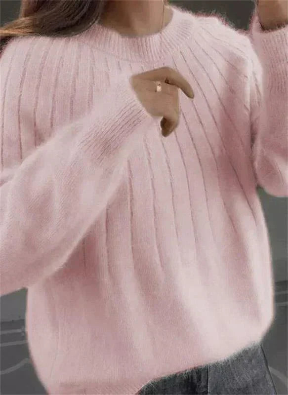 Caitlyn™ - Stylish Ribbed Knit Sweater