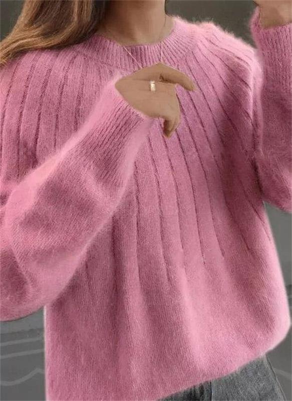 Caitlyn™ - Stylish Ribbed Knit Sweater