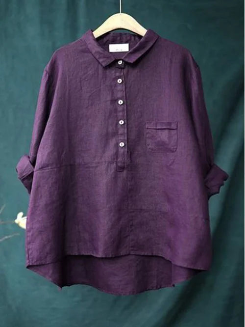 Stella™ Women's Linen Long Sleeve Shirt