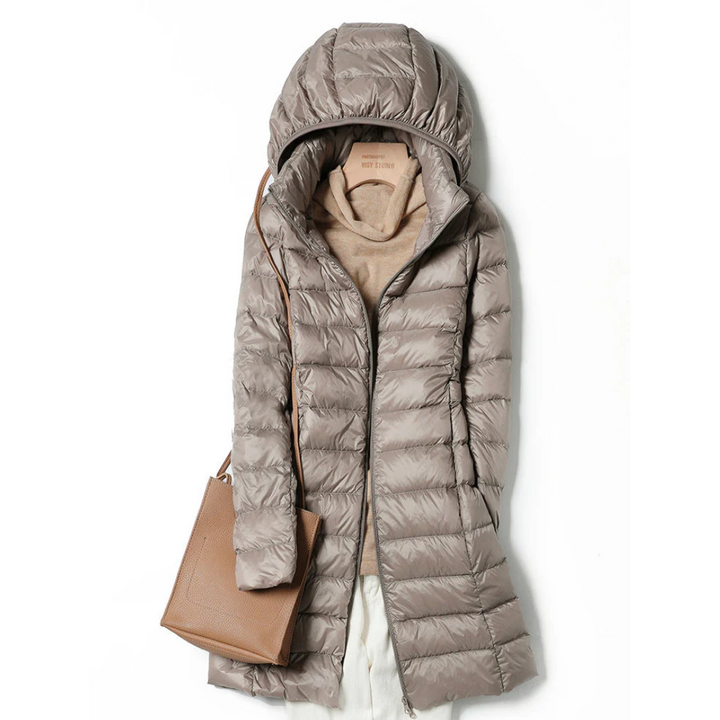 Katie™ - Long Ultralight Puff Down Jacket