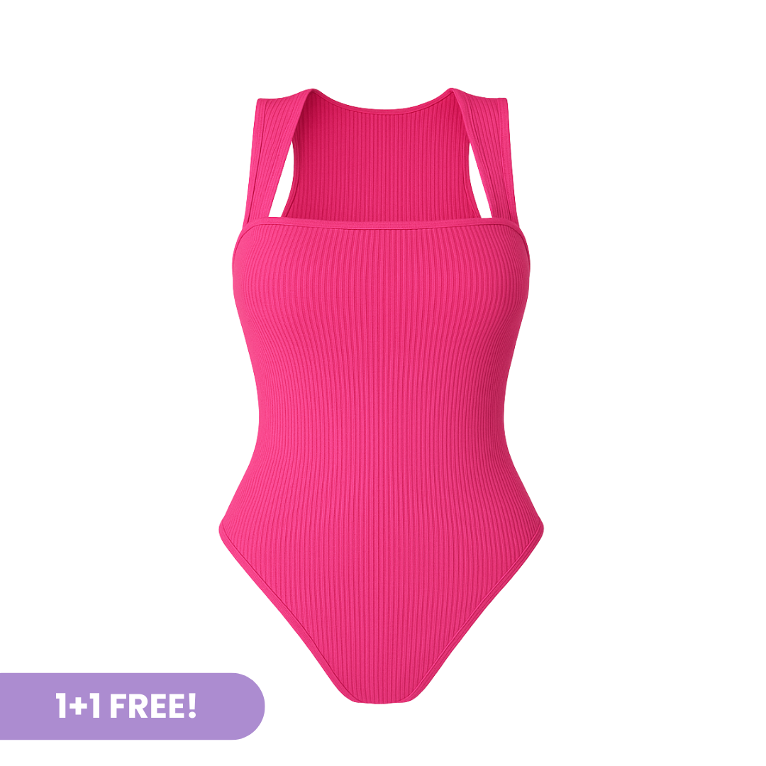 BodySnatch™ Ribbed Control Bodysuit | 1 + 1 FREE