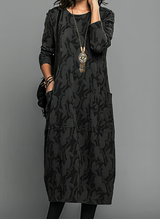Fritzi™ Casual Dress with Round Neck