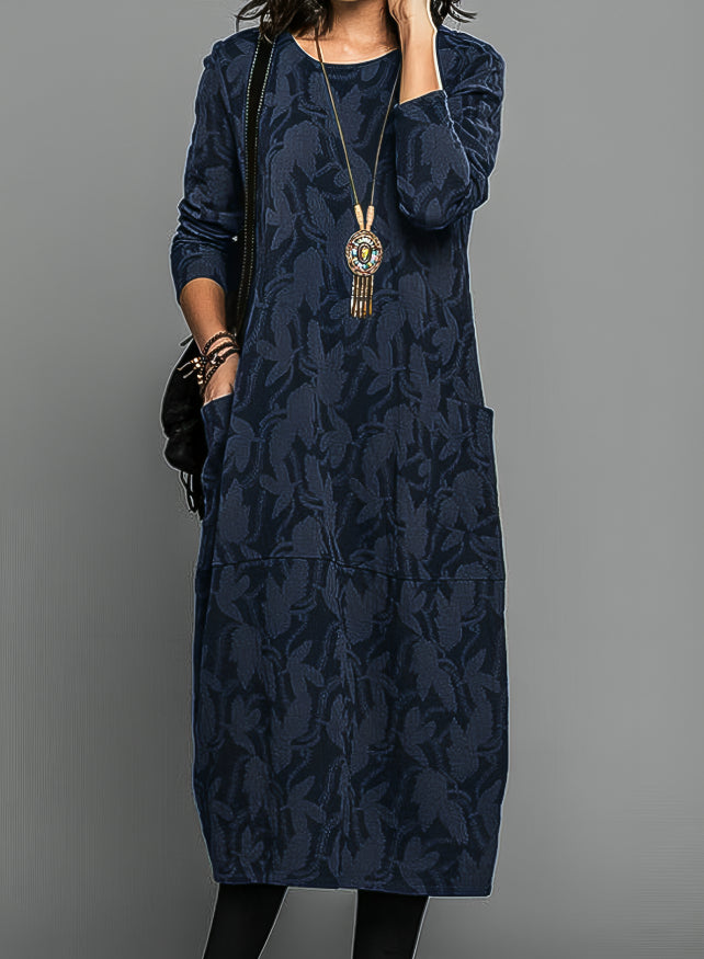 Fritzi™ Casual Dress with Round Neck