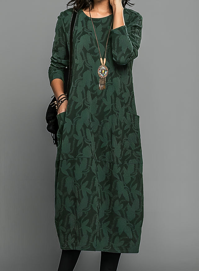 Fritzi™ Casual Dress with Round Neck
