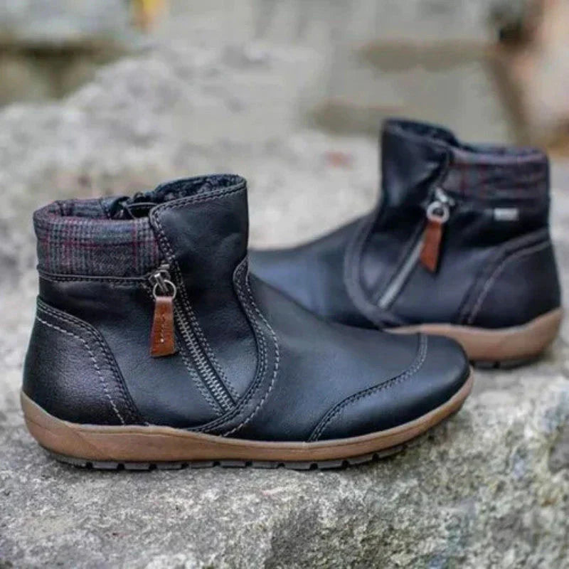 Moira | Premium Zipper Orthopedic Waterproof Boots