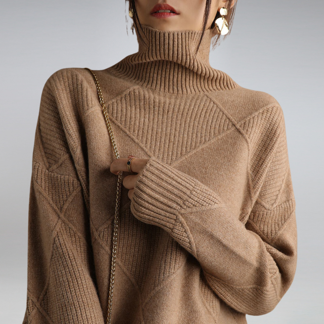 Sienna™ - Cashmere Turtleneck Sweater